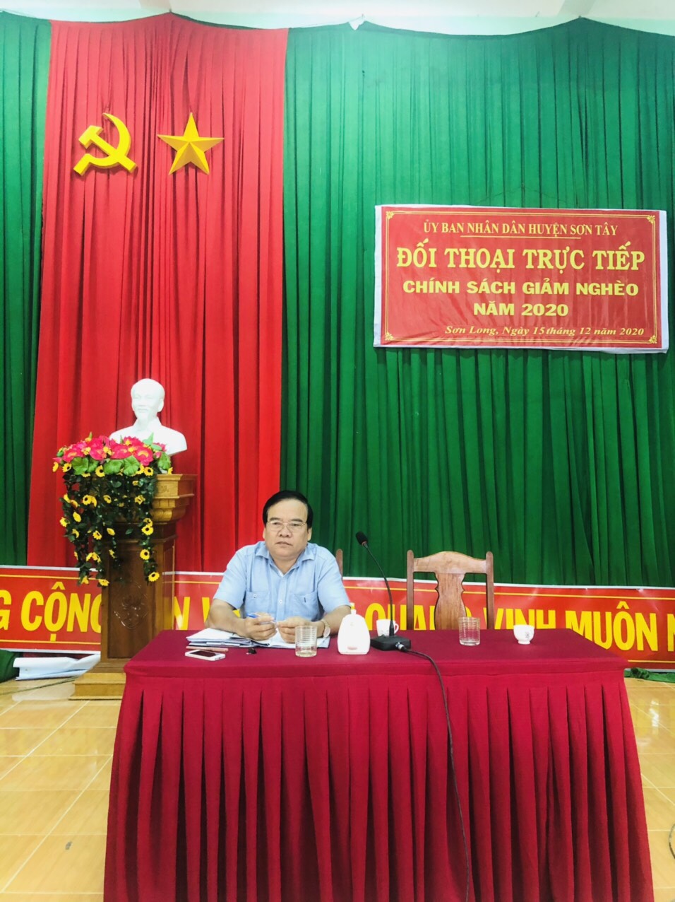 Đối thoại chính sách giảm nghèo với Nhân dân xã Sơn Long