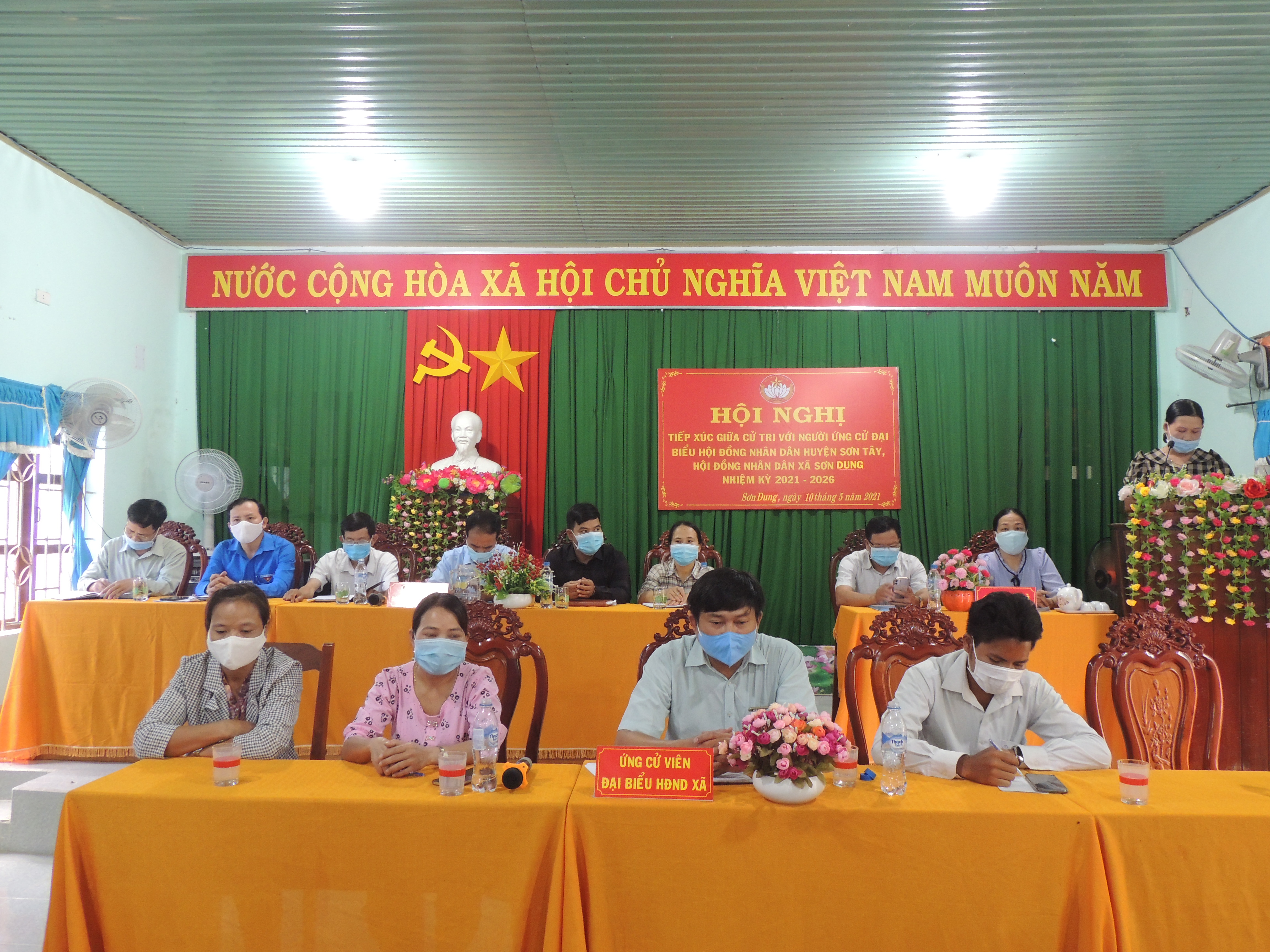 Sơn Dung: Ứng cử đại biểu HĐND huyện, xã tiếp xúc cử tri vận động...