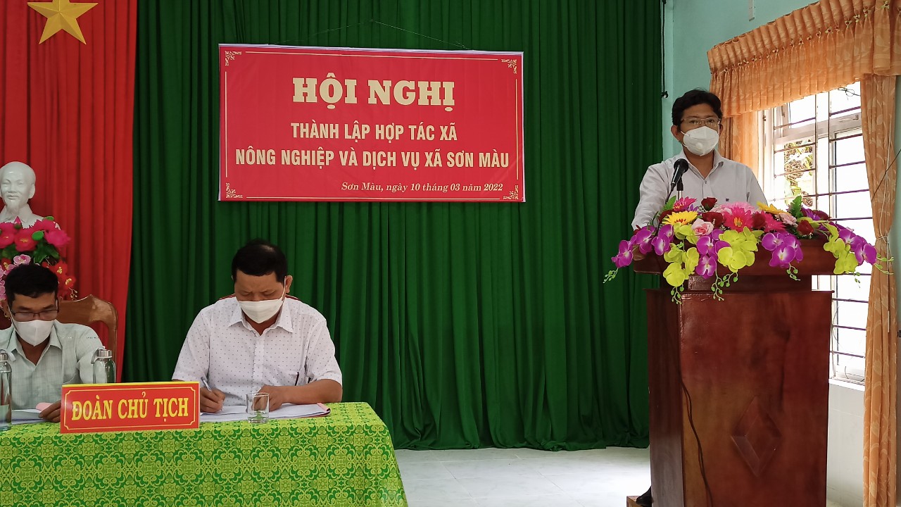 Sơn Màu: Tổ chức Hội nghị thành lập Hợp tác xã Nông nghiệp và Dịch vụ