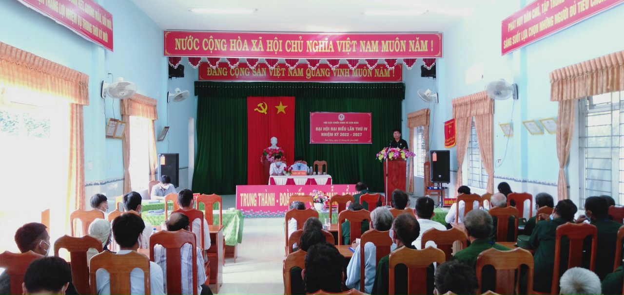 Sơn Màu: Tổ chức Đại hội Cựu Chiến Binh xã nhiệm kỳ 2022 - 2027