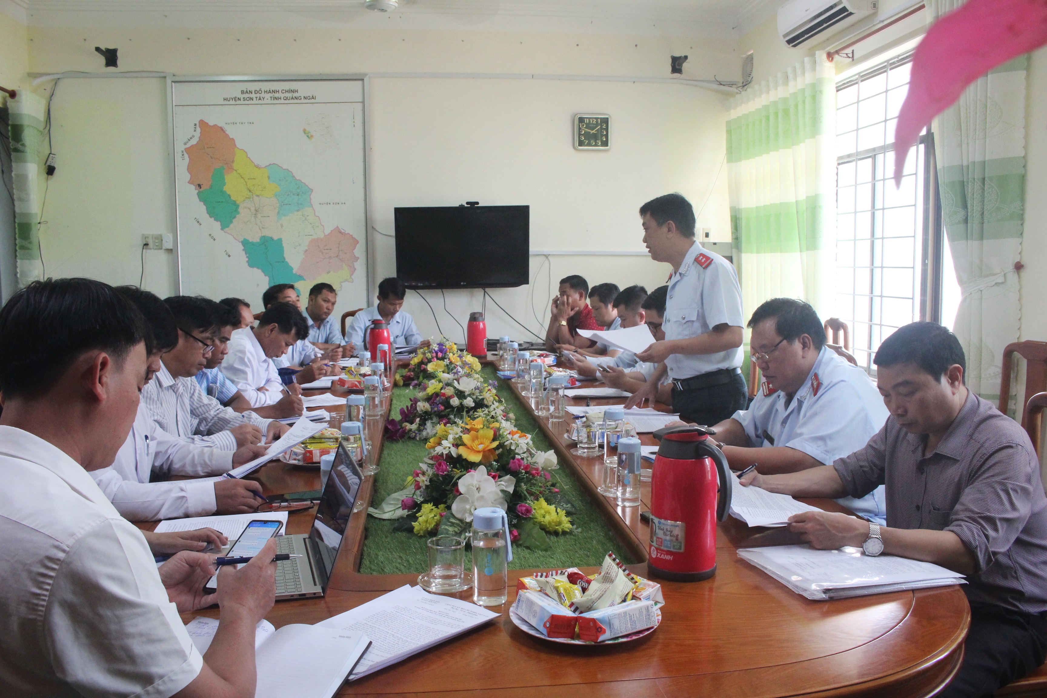 Đoàn Thanh tra của Ủy ban Dân tộc làm việc tại huyện Sơn Tây