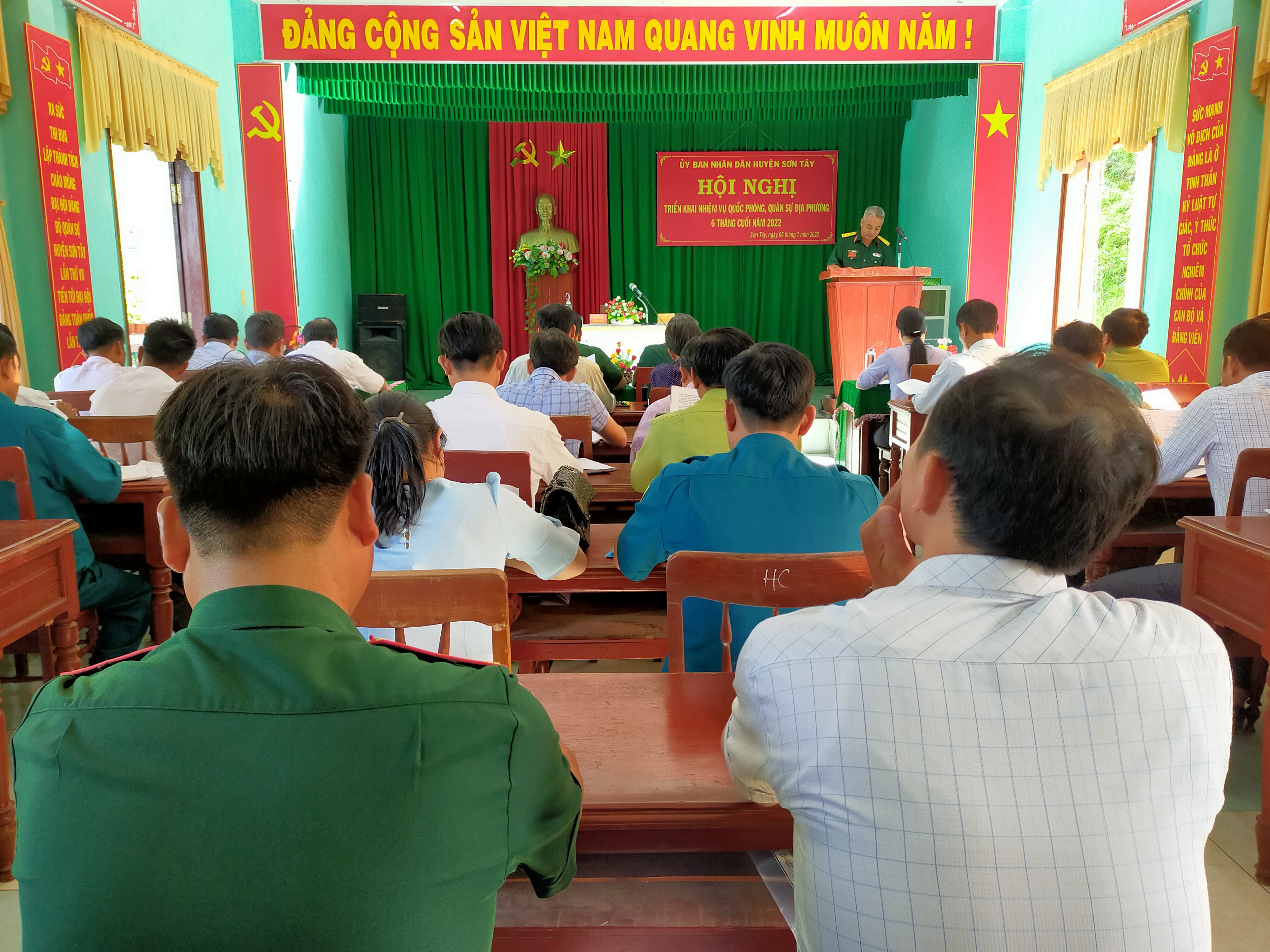 UBND huyện Sơn Tây tổ chức Hội nghị sơ kết nhiệm vụ quốc phòng,...