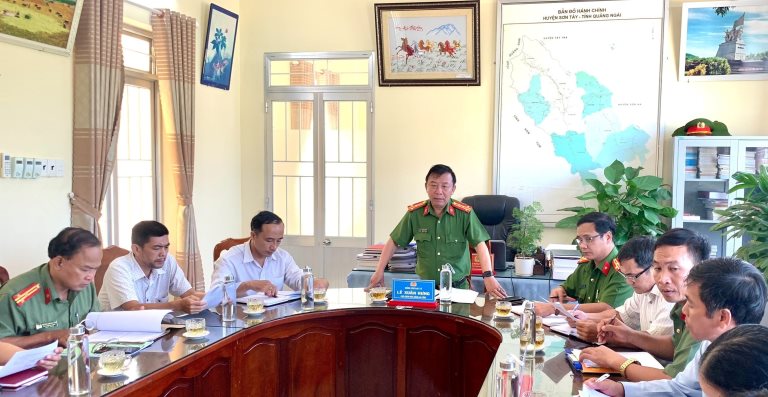Ban Chỉ đạo 138 tỉnh kiểm tra công tác tại huyện Sơn Tây