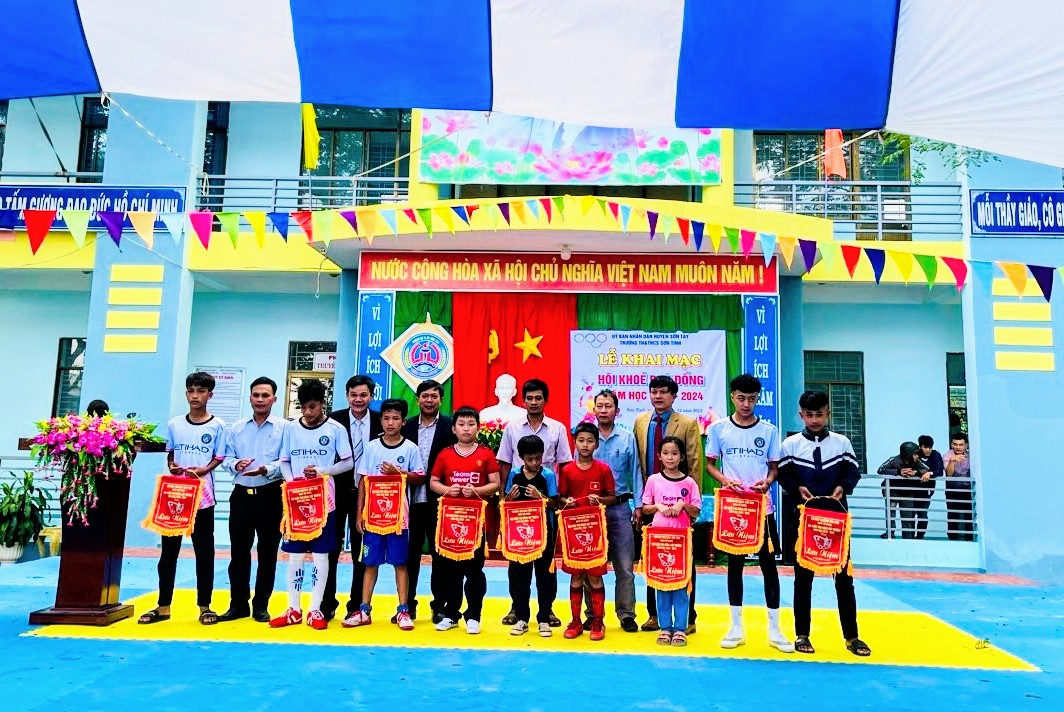 Khai mạc Hội khỏe Phù Đổng năm học 2023-2024 tại trường TH&THCS Sơn...