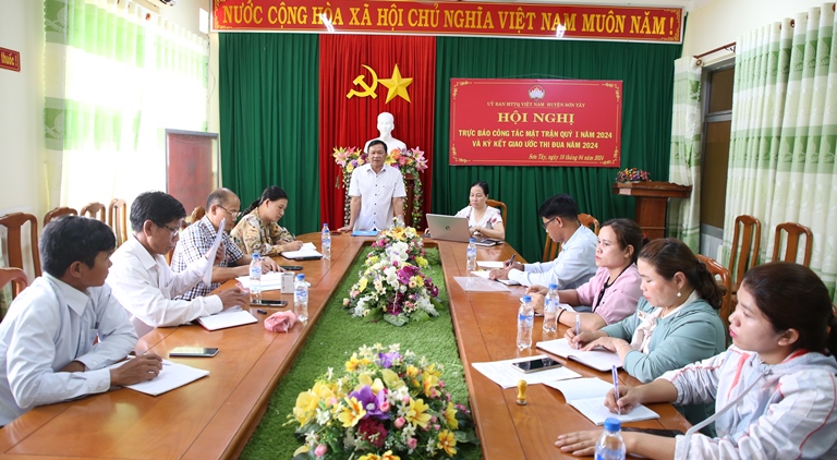 Ủy ban MTTQVN huyện Sơn Tây: Triển khai chương trình phối hợp thống...
