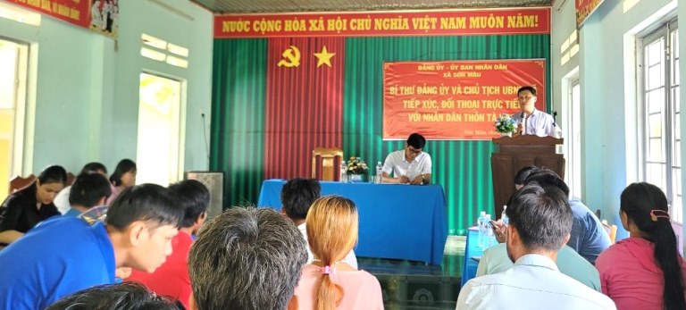 Sơn Màu: Tổ chức đối thoại với Nhân dân