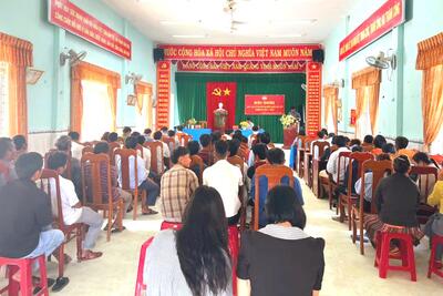 Sơn Màu: Tổ đại biểu HĐND huyện tiếp xúc cử tri trước kỳ họp thường lệ giữa năm 2025.