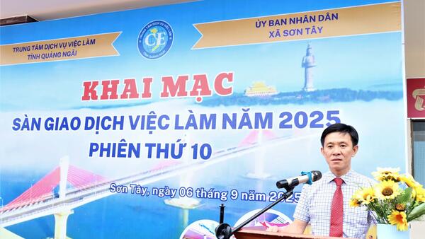 Xã Sơn Tây tổ chức sàn giao dịch việc làm phiên thứ 10 năm 2025