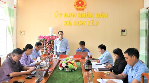 ỦY BAN NHÂN DÂN XÃ SƠN TÂY TỔ CHỨC CUỘC HỌP TRIỂN KHA CÔNG TÁC BẦU CỬ ĐẠI BIỂU QUỐC HỘI VÀ ĐẠI BIỂU HỘI ĐỒNG NHÂN DÂN CÁC CẤP, NHIỆM KỲ 2026-2031